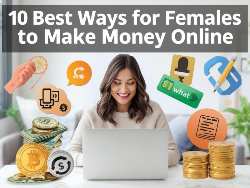 10 Best Ways for Females to Make Money Online