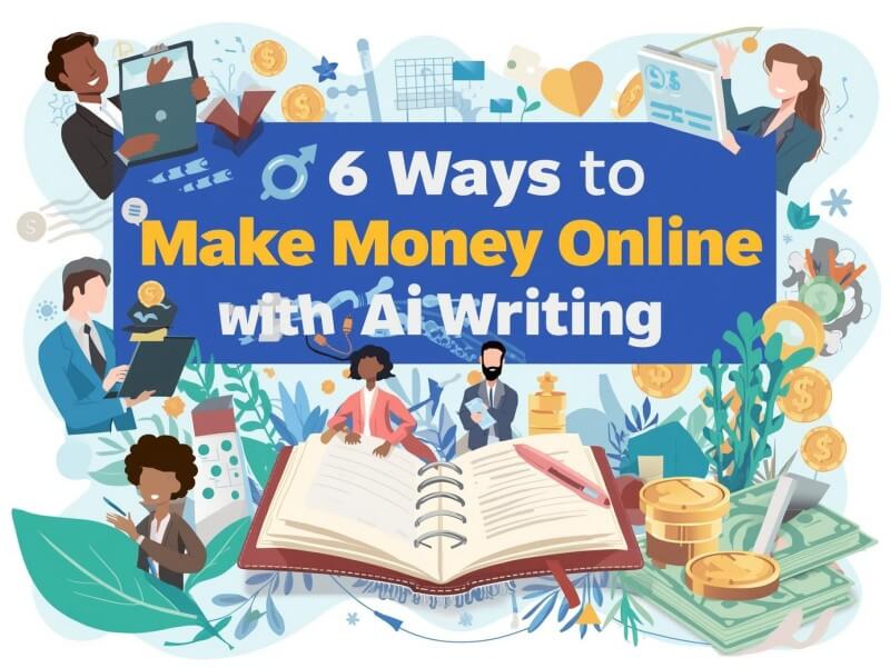 6 Ways to Make Money Online with AI Writing (Platforms & Methods)