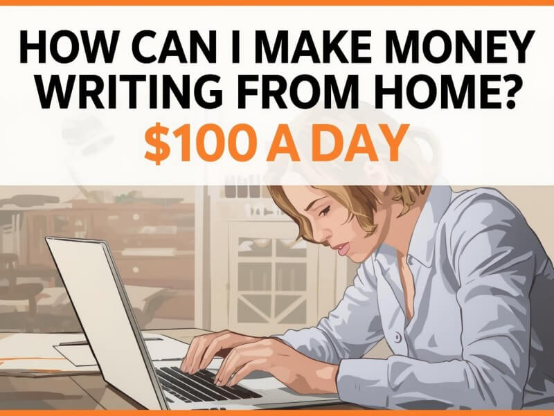 How Can I Make Money Writing from Home: $100 a Day
