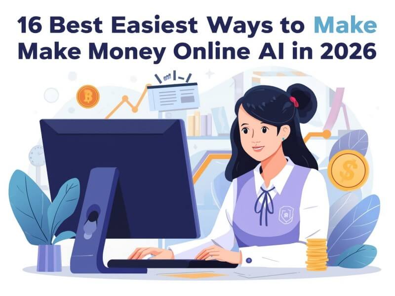 16 Best Easiest Ways to Make Money Online with AI in 2026