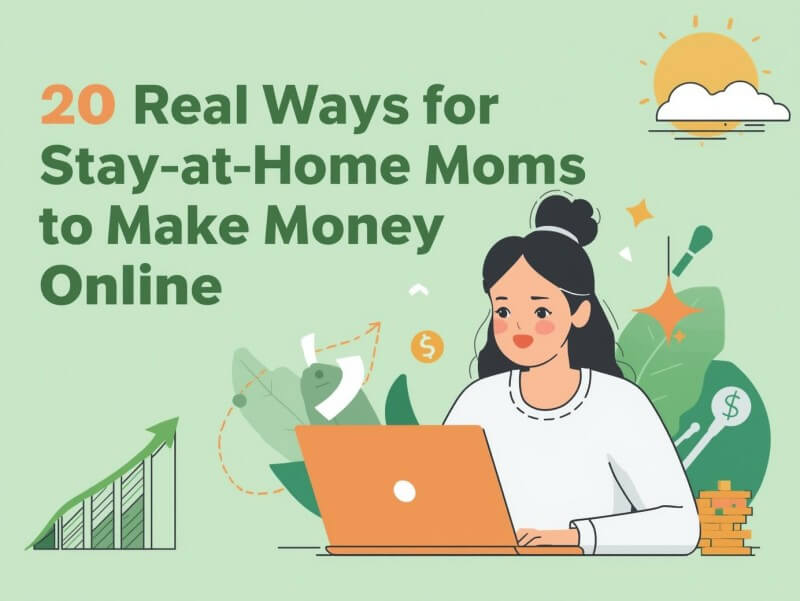 20 Real Ways for Stay at Home Moms to Make Money Online