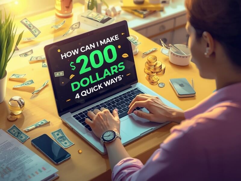 How Can I Make 200 Dollars Fast Online: 14 Quick Ways