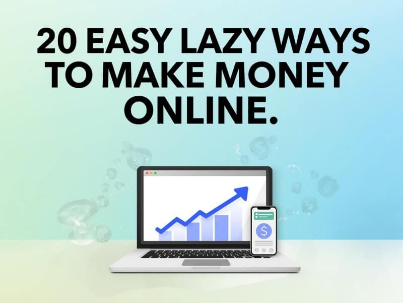 20 Easy Lazy Ways to Make Money Online