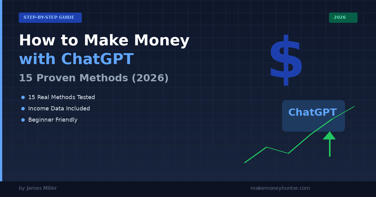 How to Make Money with ChatGPT: 15 Proven Methods (2026)