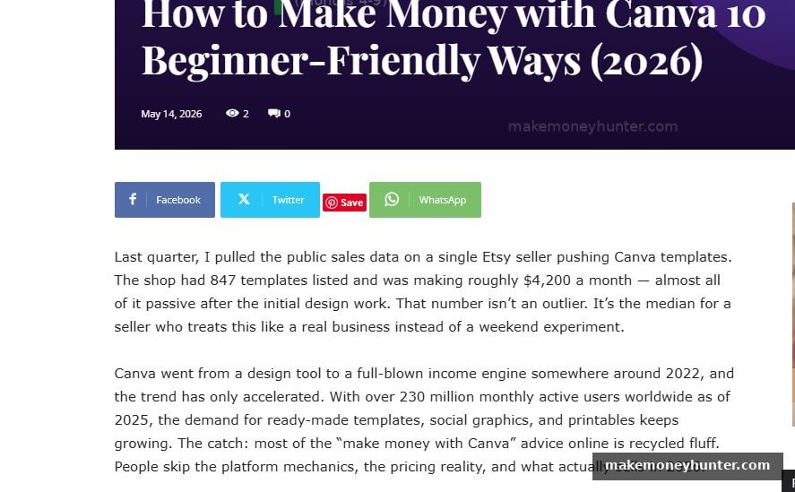 Example of an effective blog post hook introduction using specific data, real numbers, and a market context paragraph